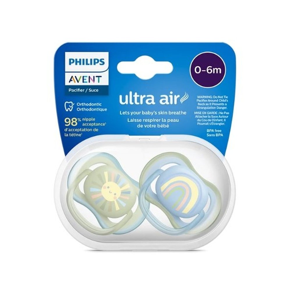 avent – sucette ultra air 0 6m boy scf085/58