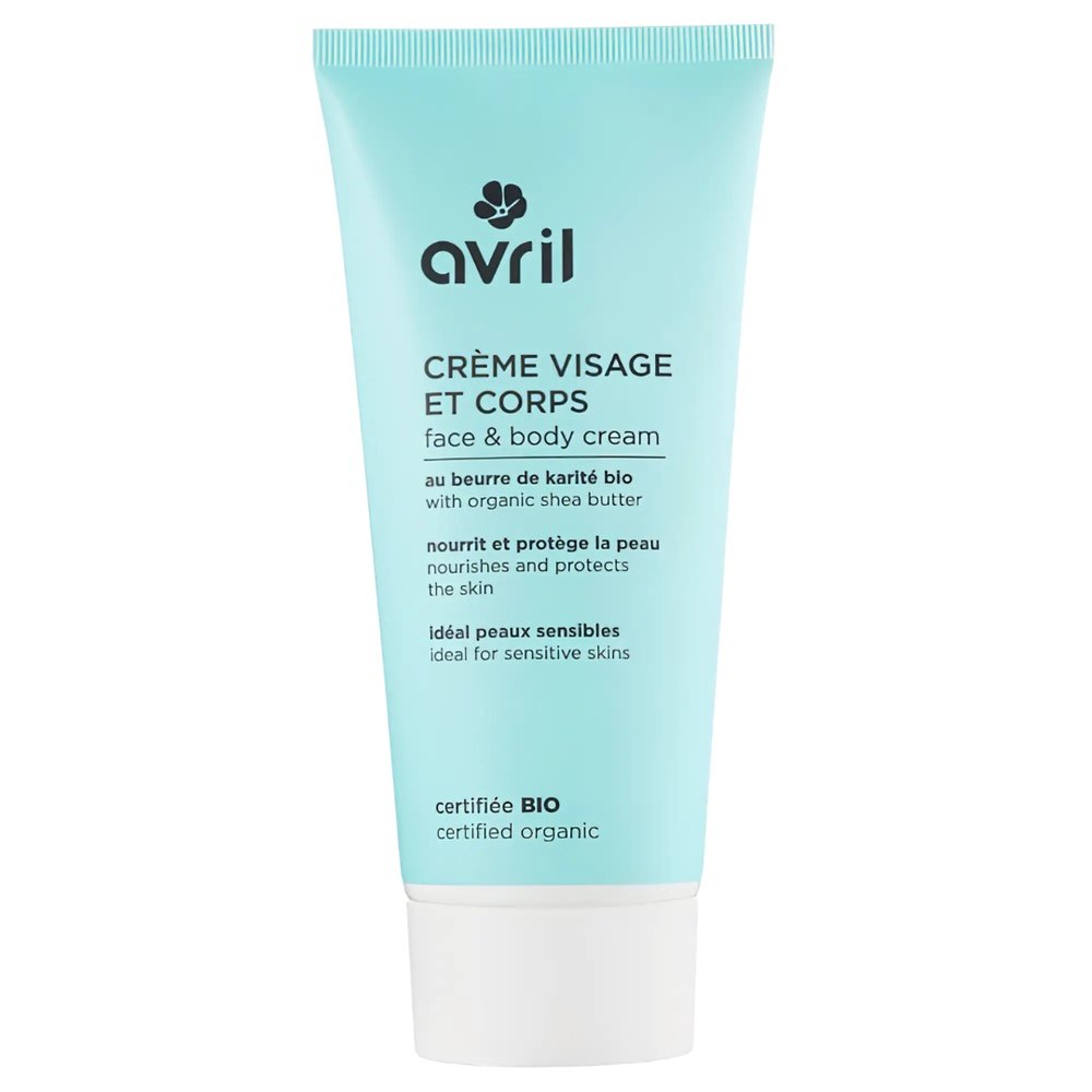 avril – creme visage et corps au beurre de karite bio – 200ml