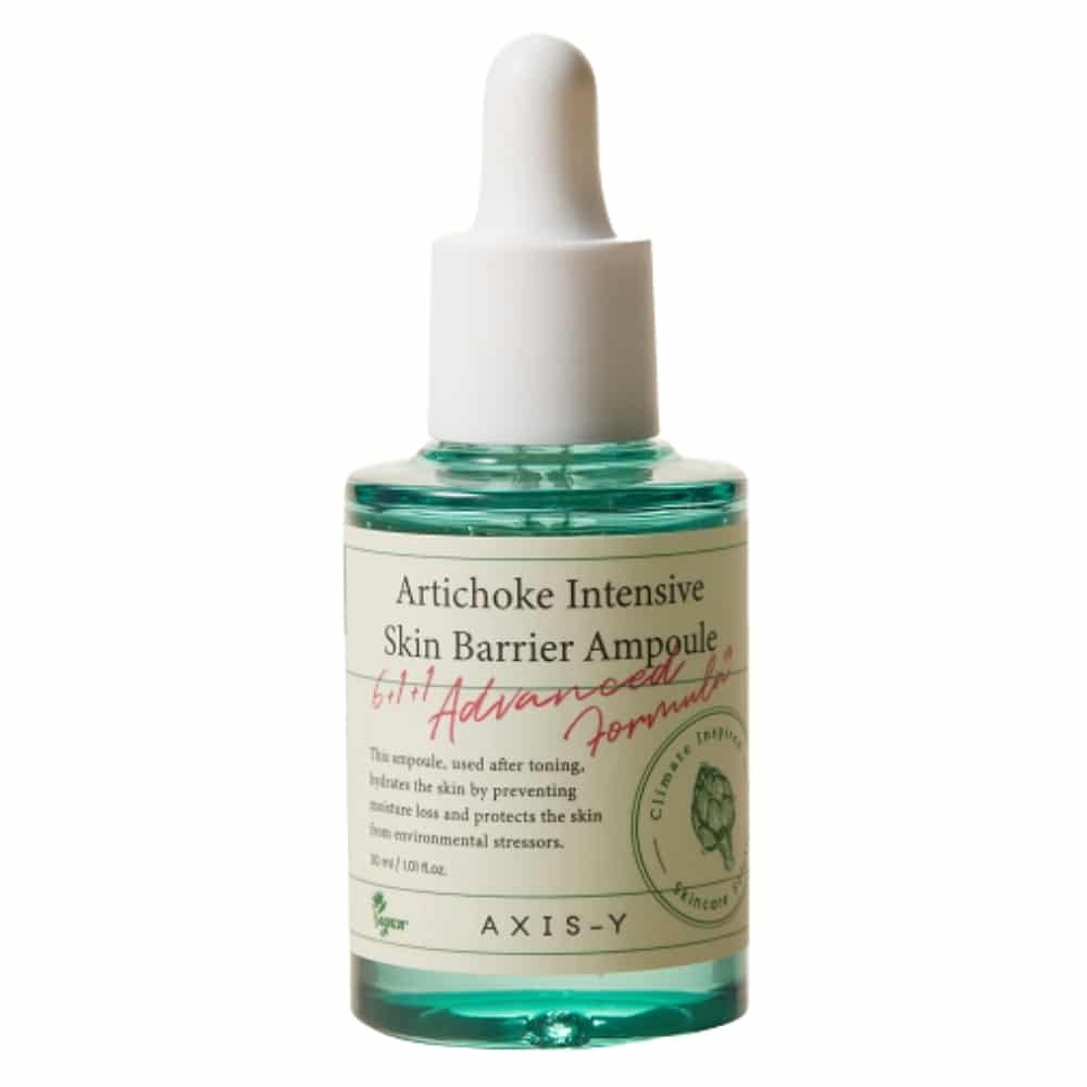 axis y – artichoke intensive skin barrier ampoule (reduit les pores) – 30ml