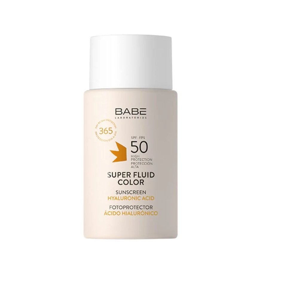 babe – facial sunscreen super fluid color spf50 – 50ml