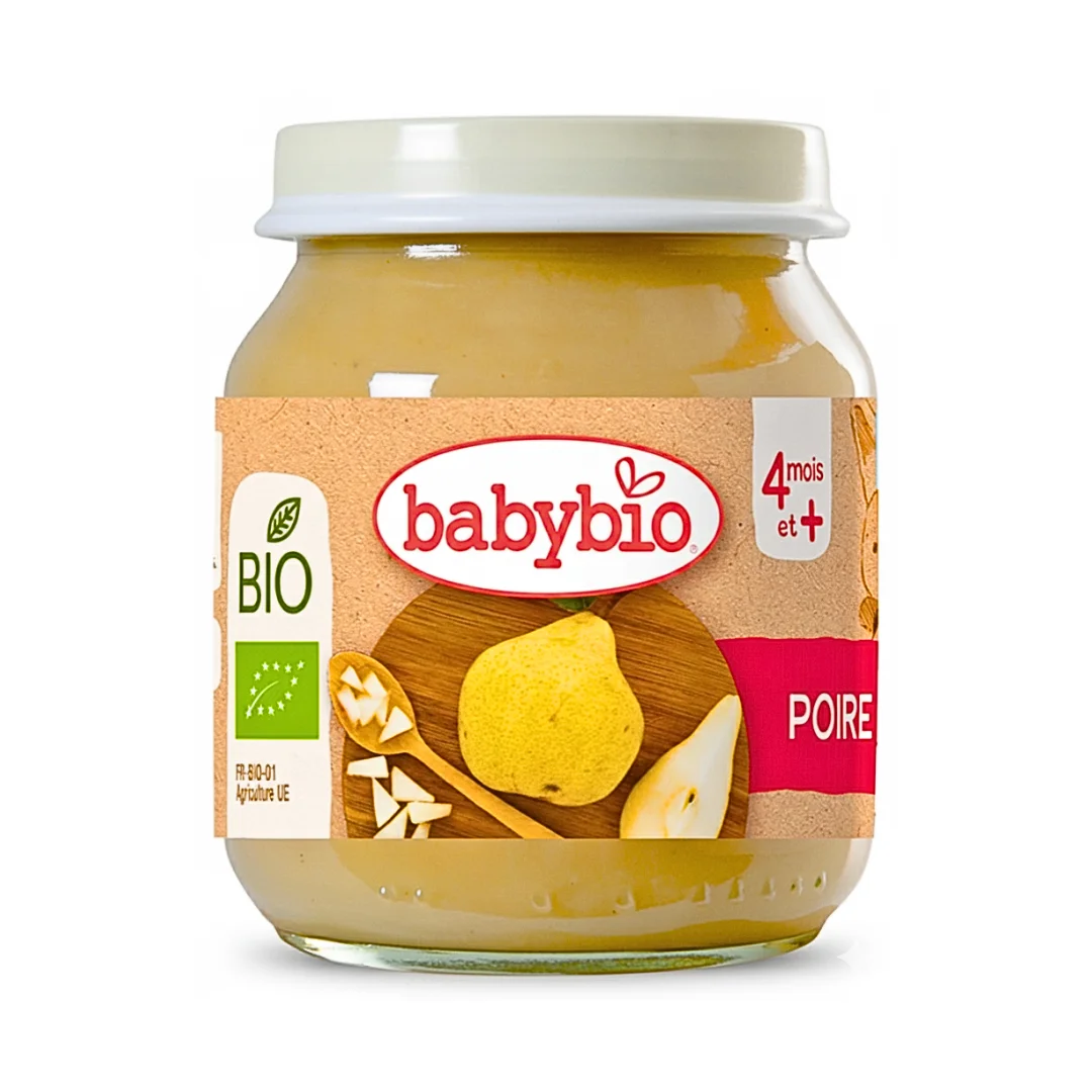 babybio – petit pot poire – 130g