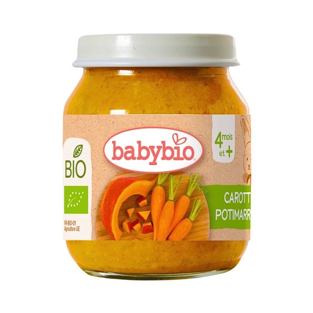 babybio – pot carotte potimarron – 130g