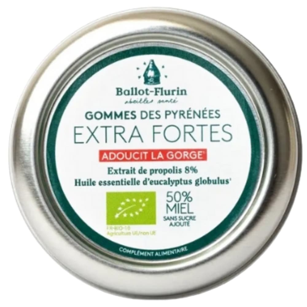 ballot flurin – gommes des pyrenees extra fortes bio – 30g