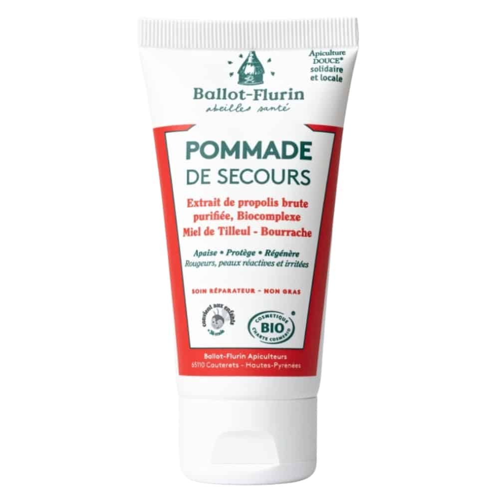 ballot flurin – pommade de secours bio – 50ml