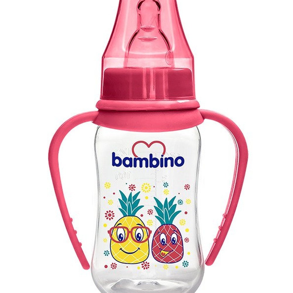 bambino – biberon naturel avec poigne +0m 150ml ref t065