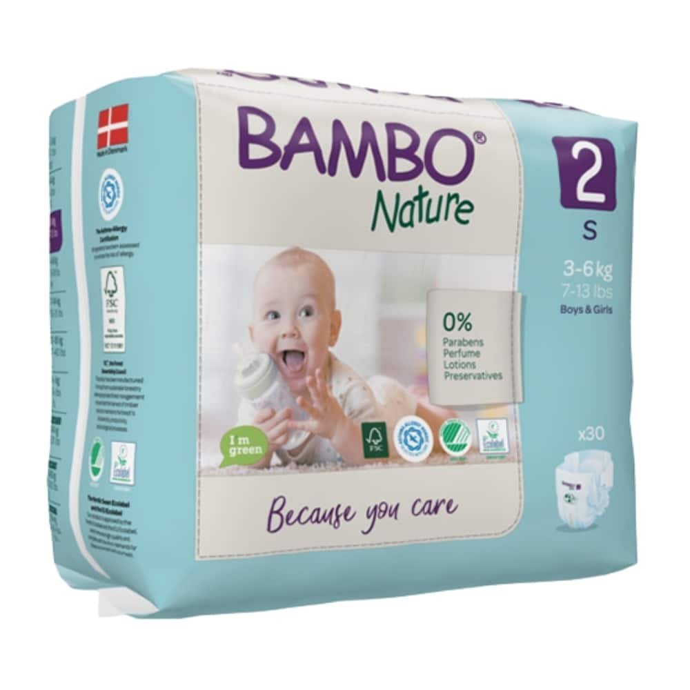 bambo nature – couches n°2 s 3 6kg – 30u