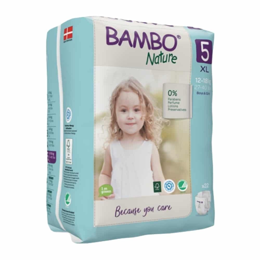 bambo nature – couches n°5 xl 12 18kg – 44u