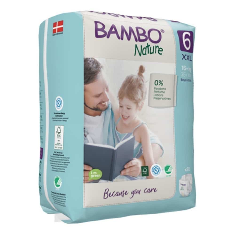 bambo nature – couches n°6 xxl 16+kg – 40u