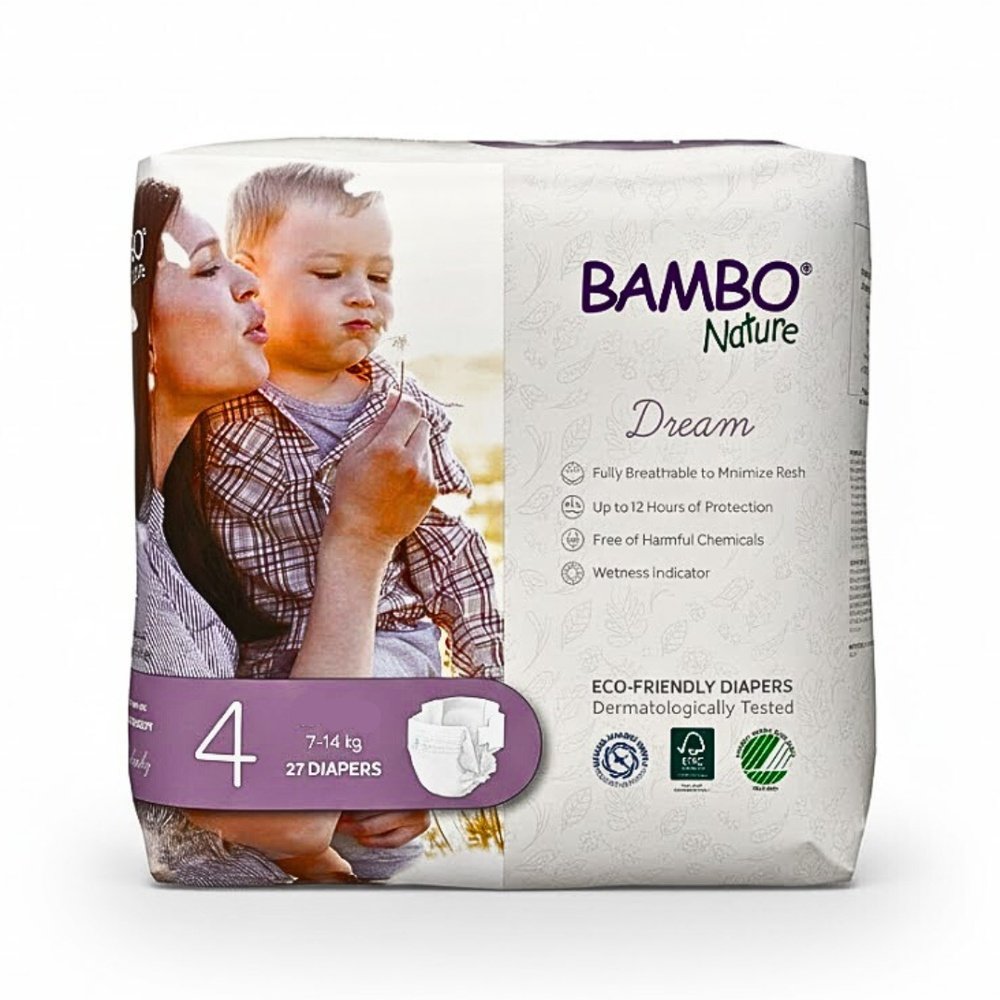 bambo nature – dream taille 4 7 14kg – 27 unites