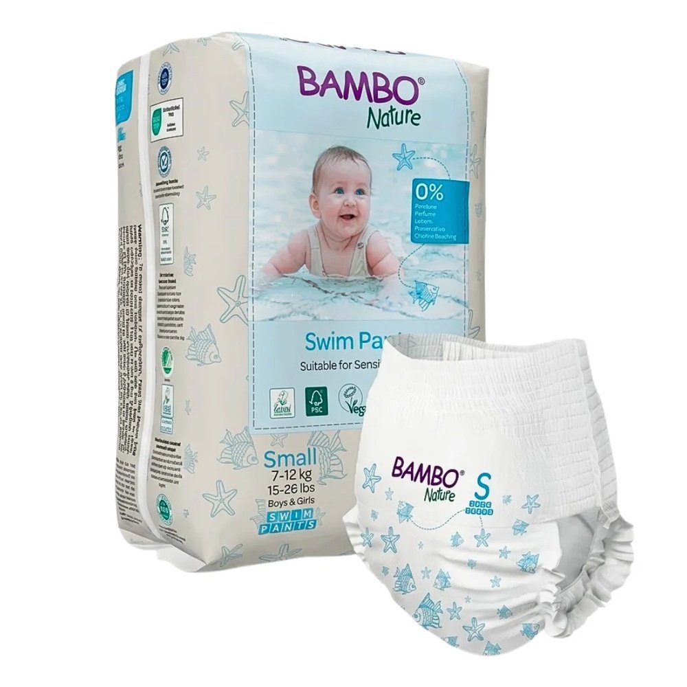bambo nature – swim pants small 7 12kg 12 pieces