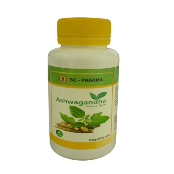 bc pharma – ashwagandha ginseng indien – 60 gelules