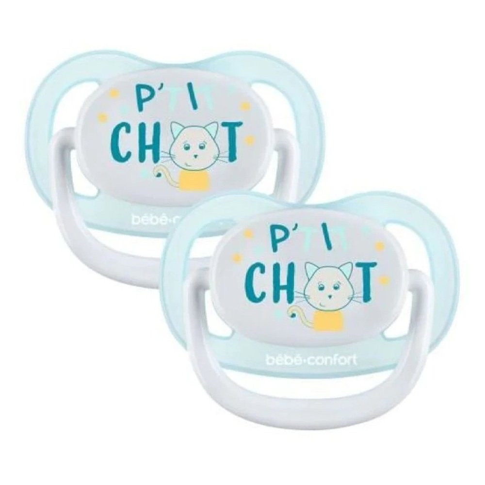 bebe confort – 2 sucette physio air conf 18 36m petit chat