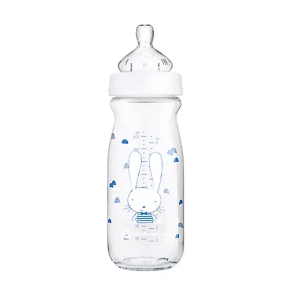 bebe confort – biberon emotion en verre 0 12m – 270ml