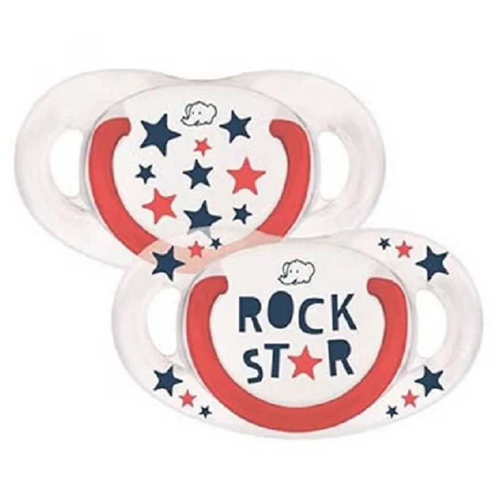 bebe confort – sucette natural physio 6 18m rebel rule rock starx2