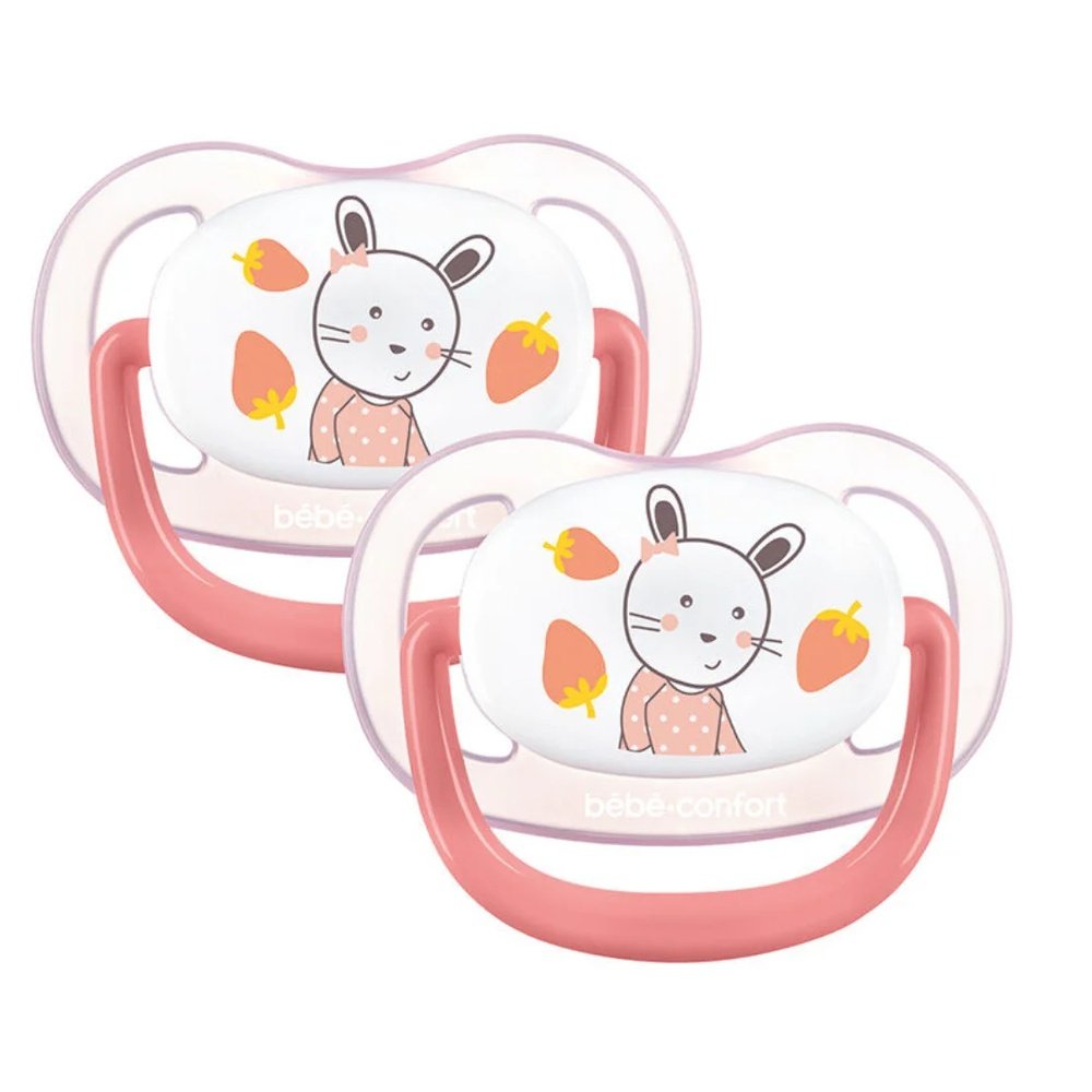 bebe confort – sucette physio air 6 18m the gardener rose et blanc