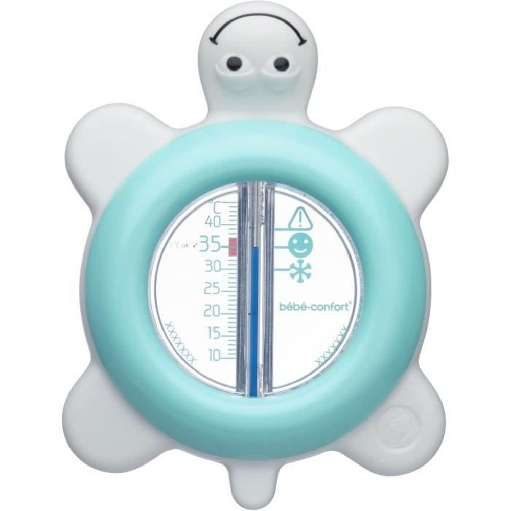 bebe confort – thermometre de bain tortue water world bleu