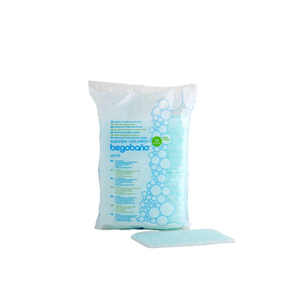 begobano – eponge savonneuse 100gr – 24 uni