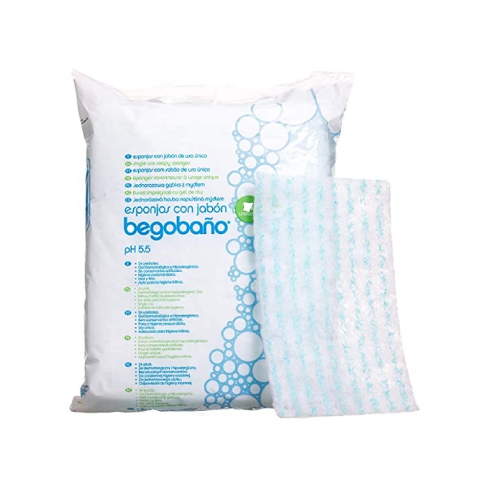 begobano – eponge savonneuse 170gr – 10 uni