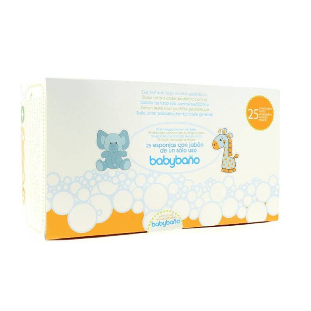 begobano – eponge savonneuse baby bano – 25 uni