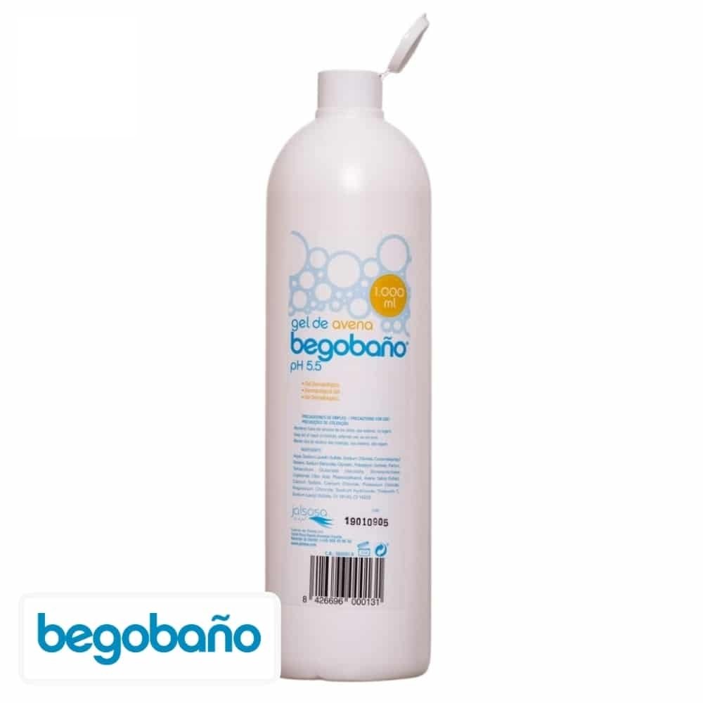 begobano – gel douche a l’avoine ph 5.5 – 1l