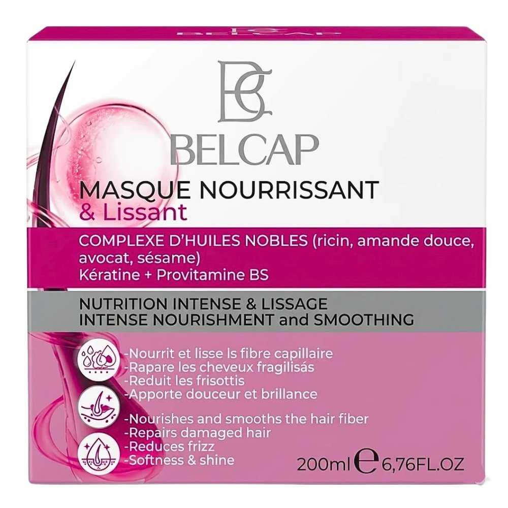 belcap – masque nourissant lissant – 200ml