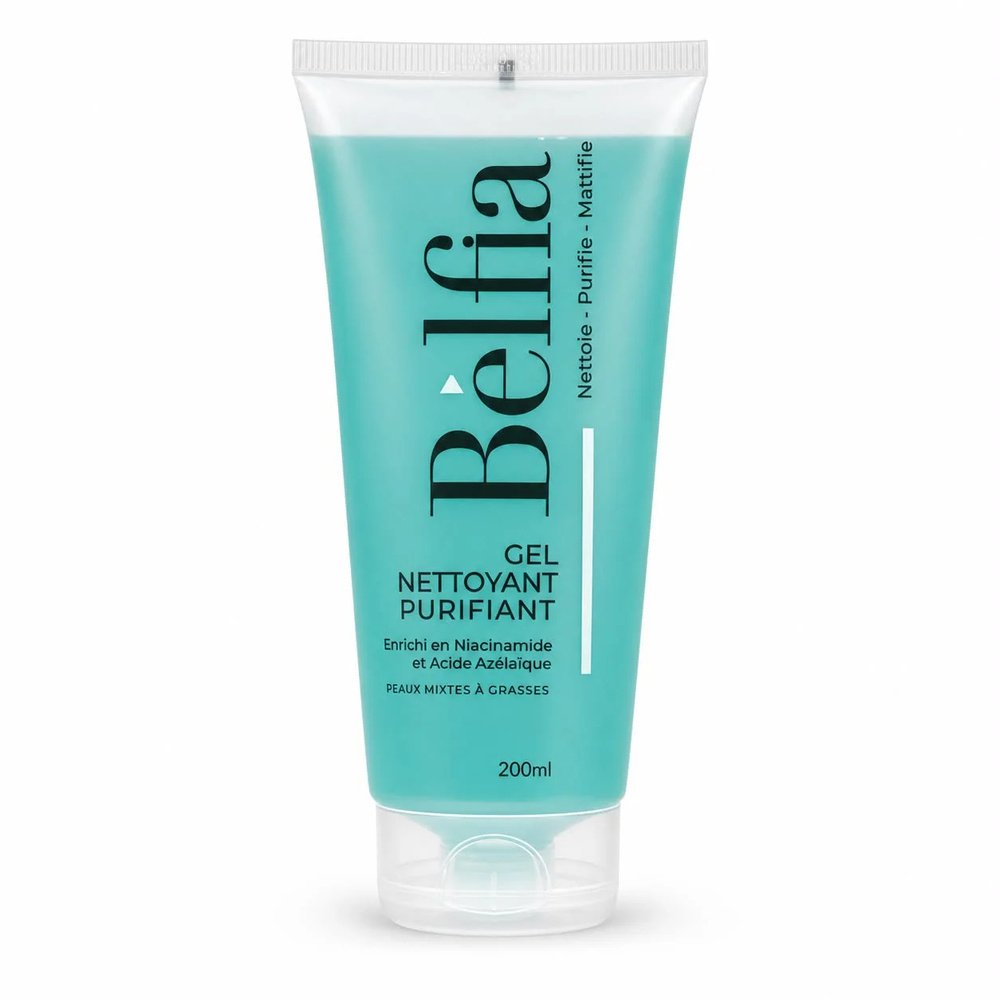 belfia – gel nettoyant purifiant – 200ml
