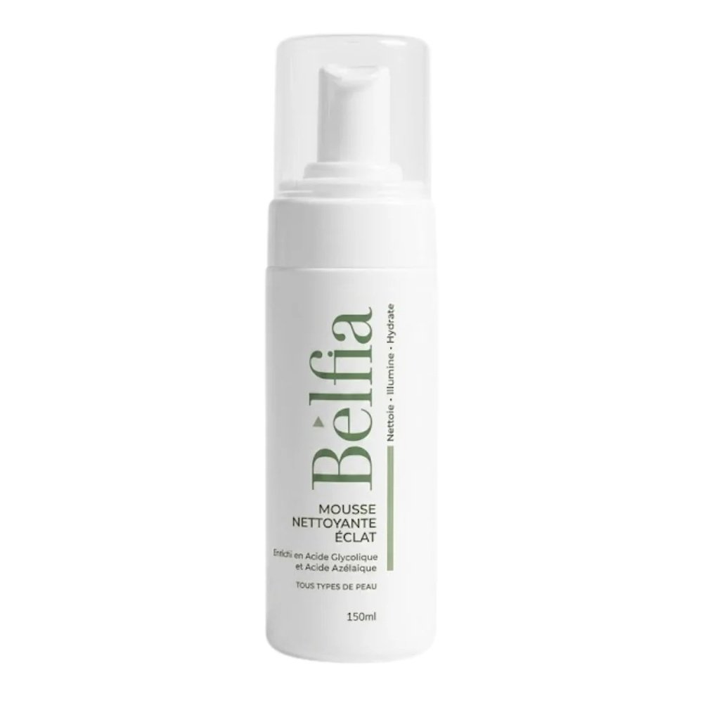 belfia – mousse nettoyante eclat – 150ml