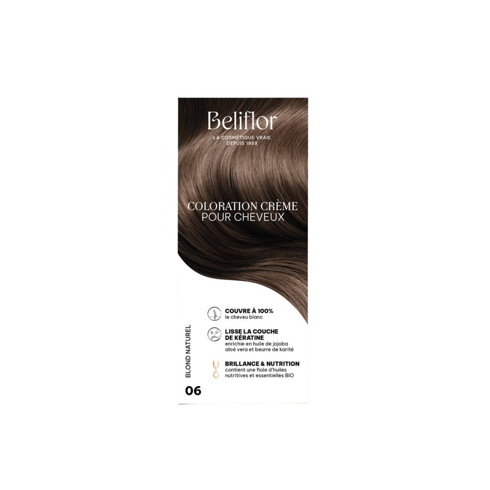 beliflor – coloration n°06 blonde naturel