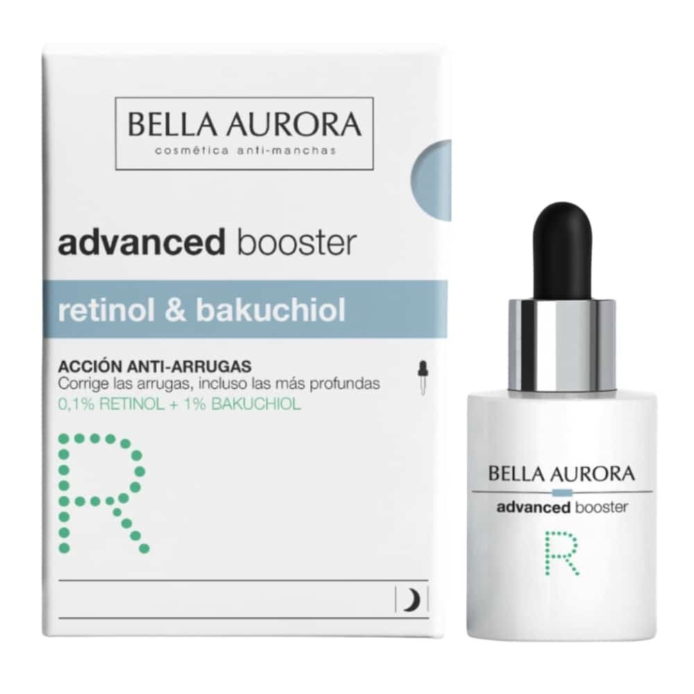 bella aurora – advanced booster retinol et bakuchiol action anti rides – 30ml