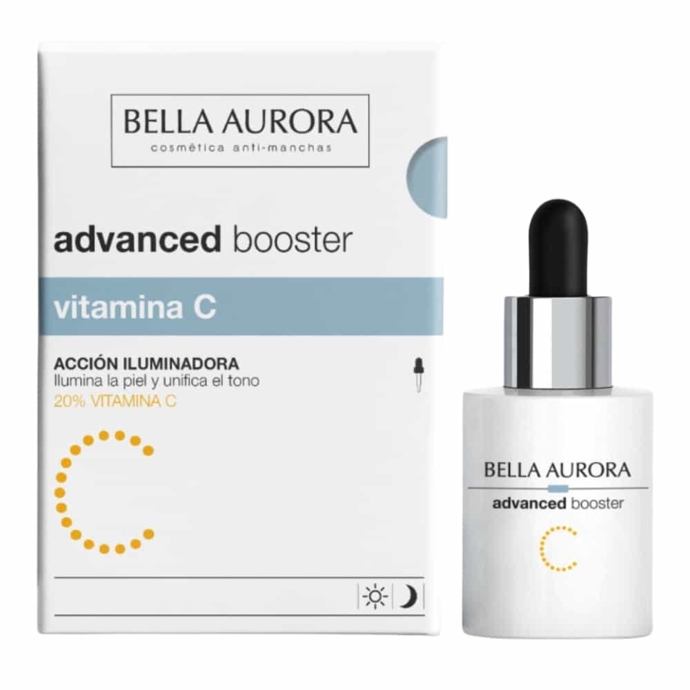 bella aurora – advanced booster vitamine c 20% action eclaircissante – 30ml