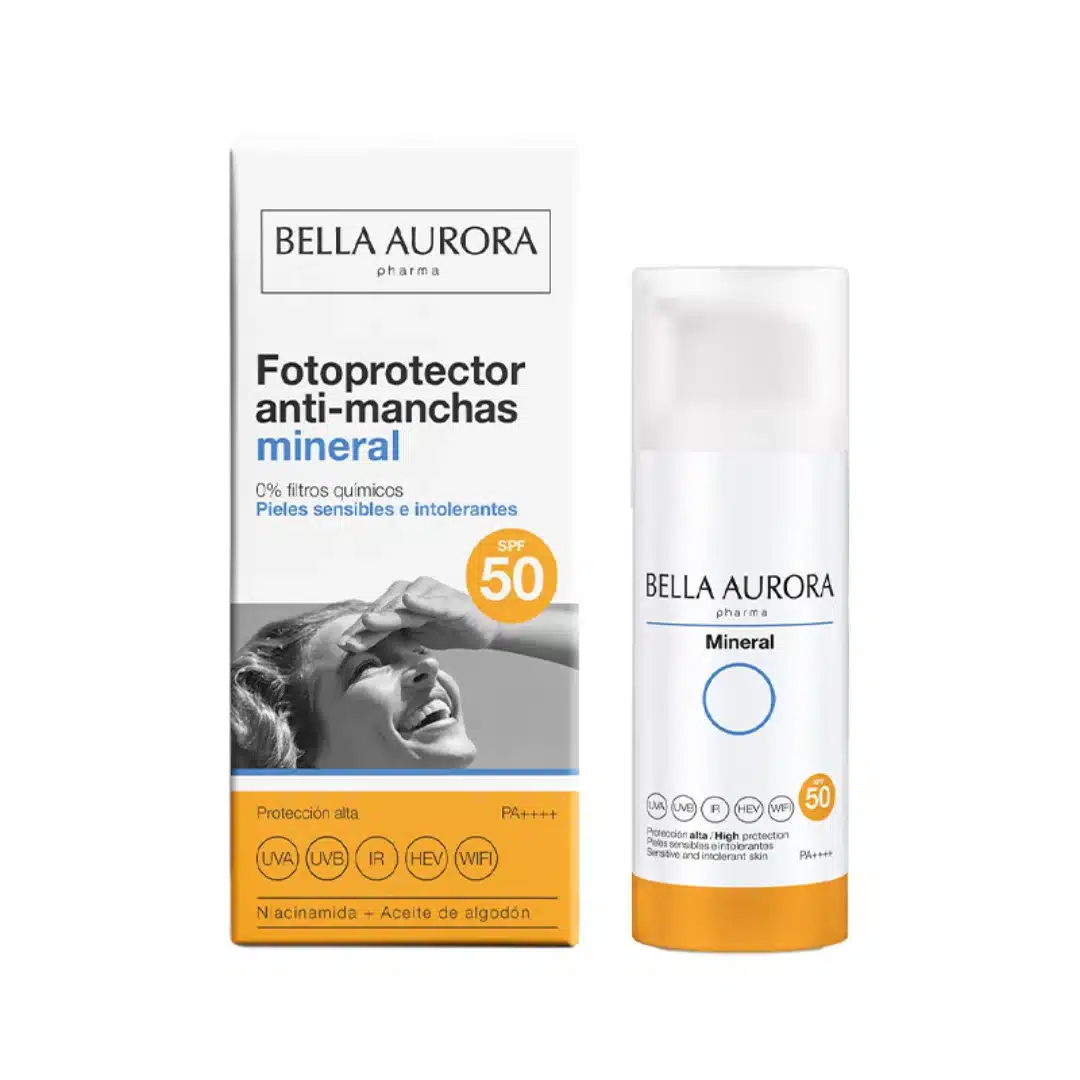 bella aurora – ecran solaire mineral spf50 – 50ml