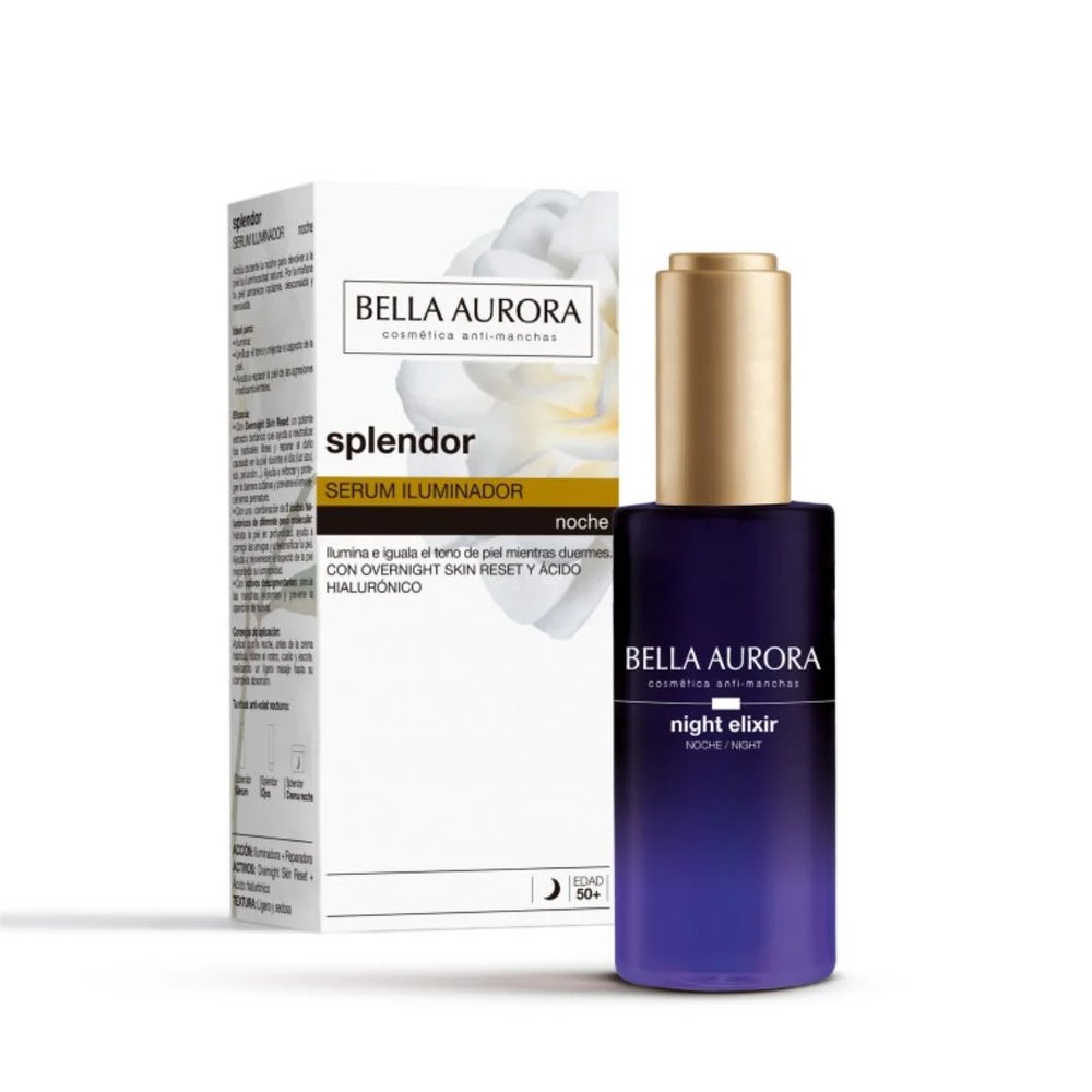 bella aurora – splendor serum illuminateur nuit – 30ml