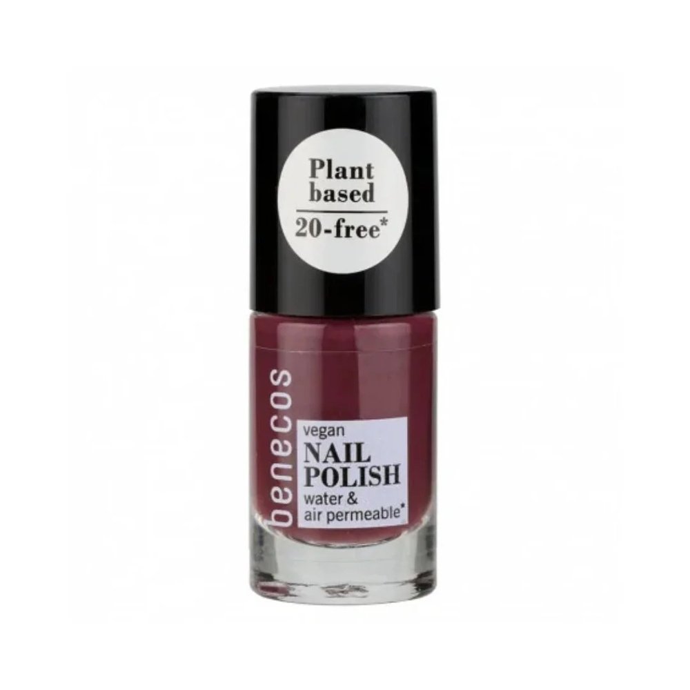 benecos – nail polish sweet plum – 5ml