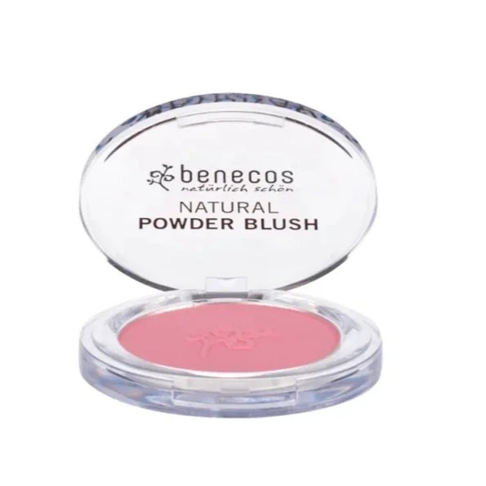 benecos – natural compact blush mallow rose – 5.5g