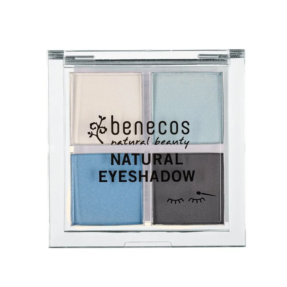 benecos – natural quatro eyeshadow true blue – 4.8g