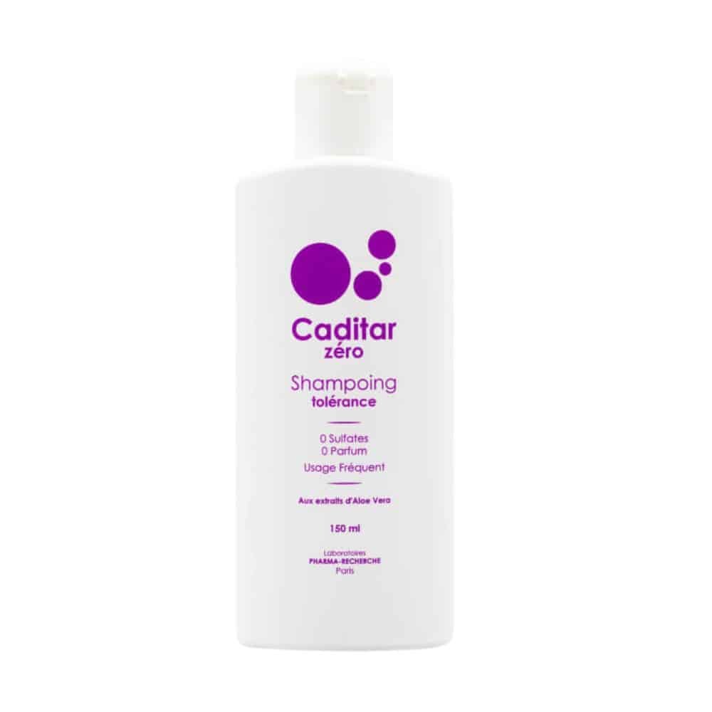 bio recherche – caditar zero shampoing tolerance usage frequent sans sulfates et parfum – 150ml