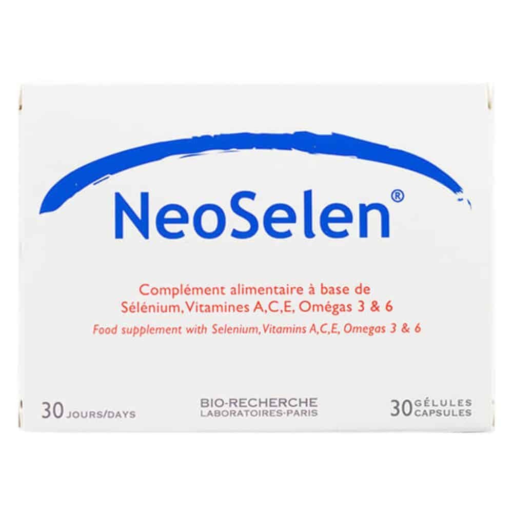 bio recherche – neoselen selenium, vitamine a,c,e, omegas 3et6 – 30 gelules