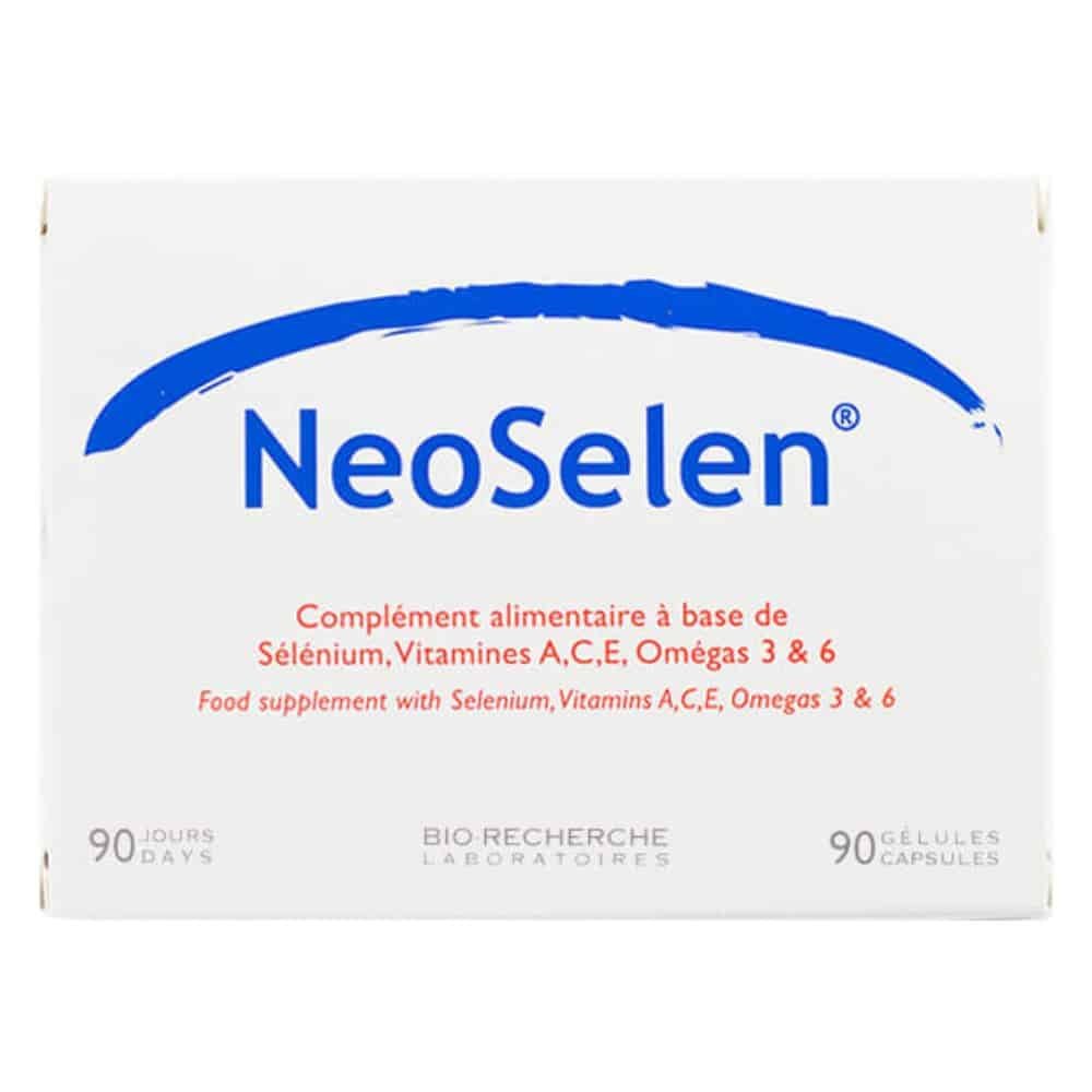 bio recherche – neoselen selenium, vitamine a,c,e, omegas 3et6 – 90 gelules