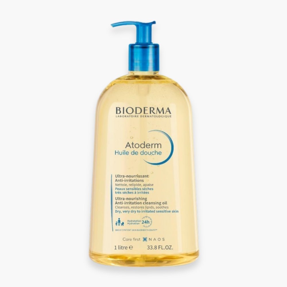 bioderma – atoderm huile de douche lavante relipidante apaisante – 1l