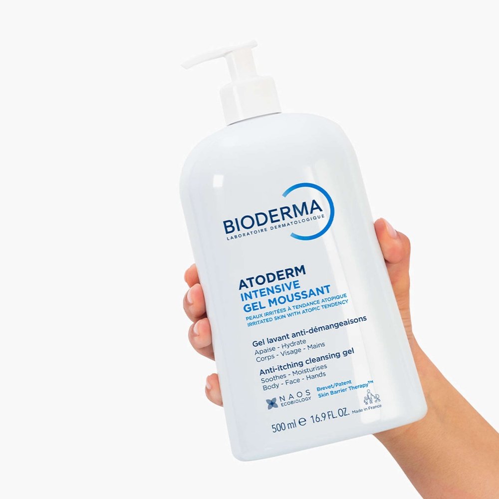bioderma – atoderm intensive gel moussant lavant anti demangeaisons – 1l bioderma – atoderm intensive gel moussant lavant anti demangeaisons – 1l