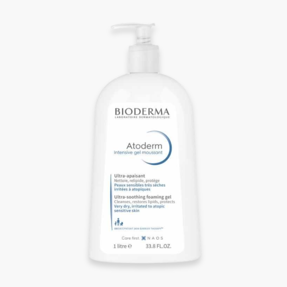 bioderma – atoderm intensive gel moussant lavant anti demangeaisons – 1l
