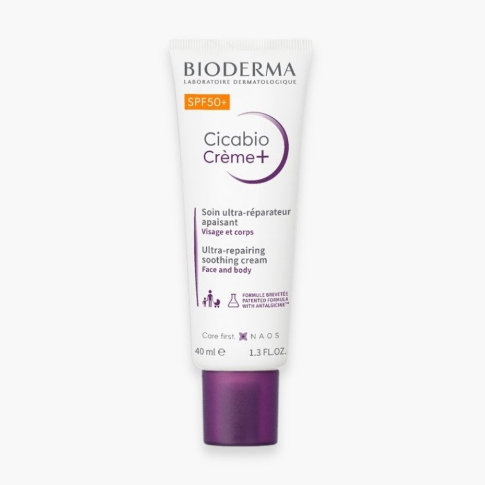 bioderma – cicabio creme+ soin ultra reparateur spf50+ – 40ml
