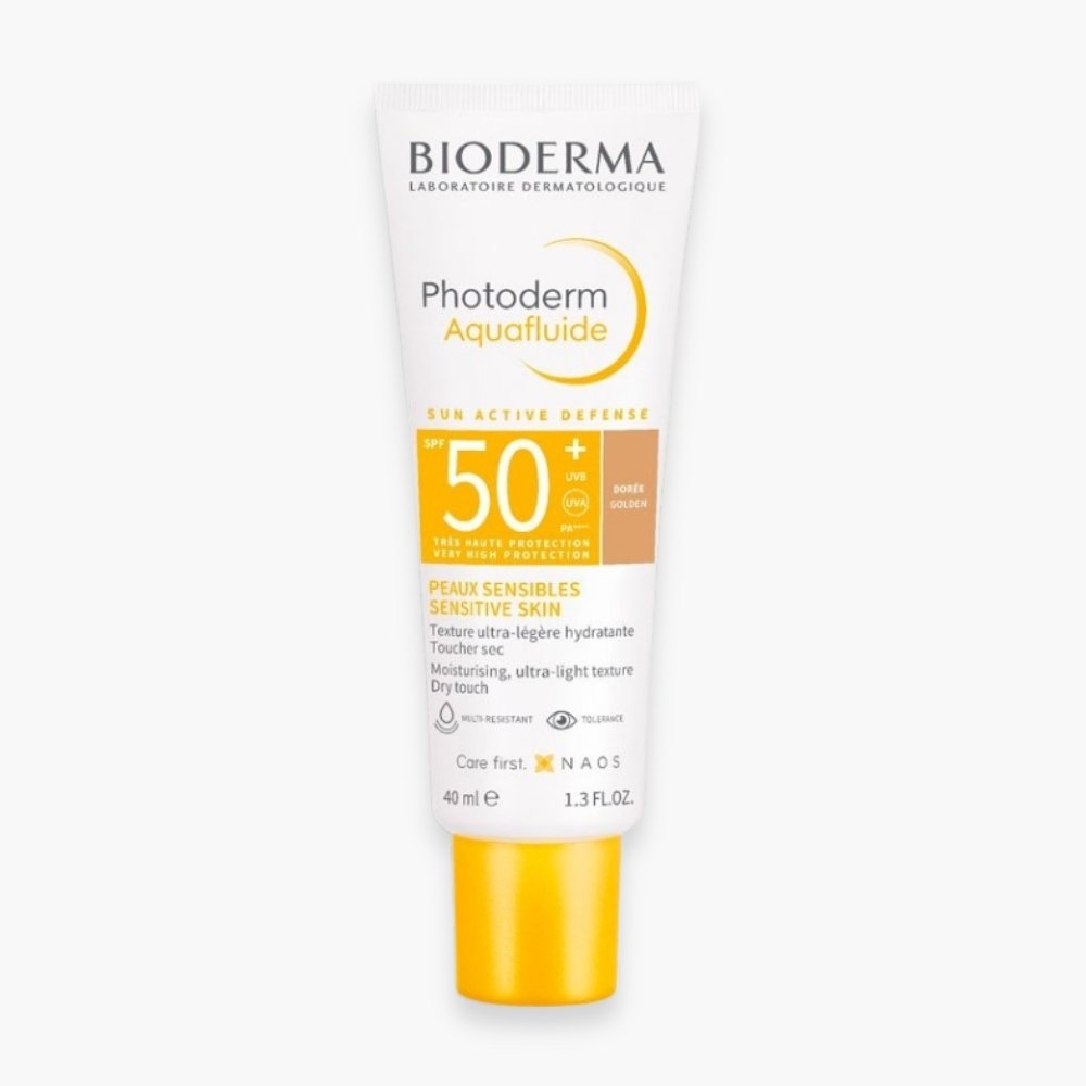 bioderma – photoderm aquafluide teintee doree spf50+ – 40ml
