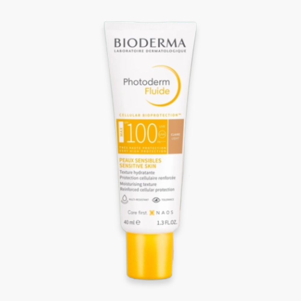 bioderma – photoderm fluide max teinte clair spf100 – 40ml