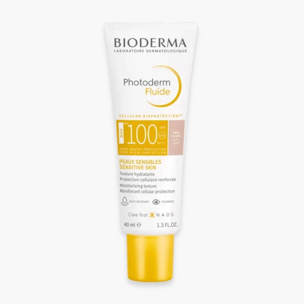 bioderma – photoderm fluide max teinte tres clair spf100 – 40ml