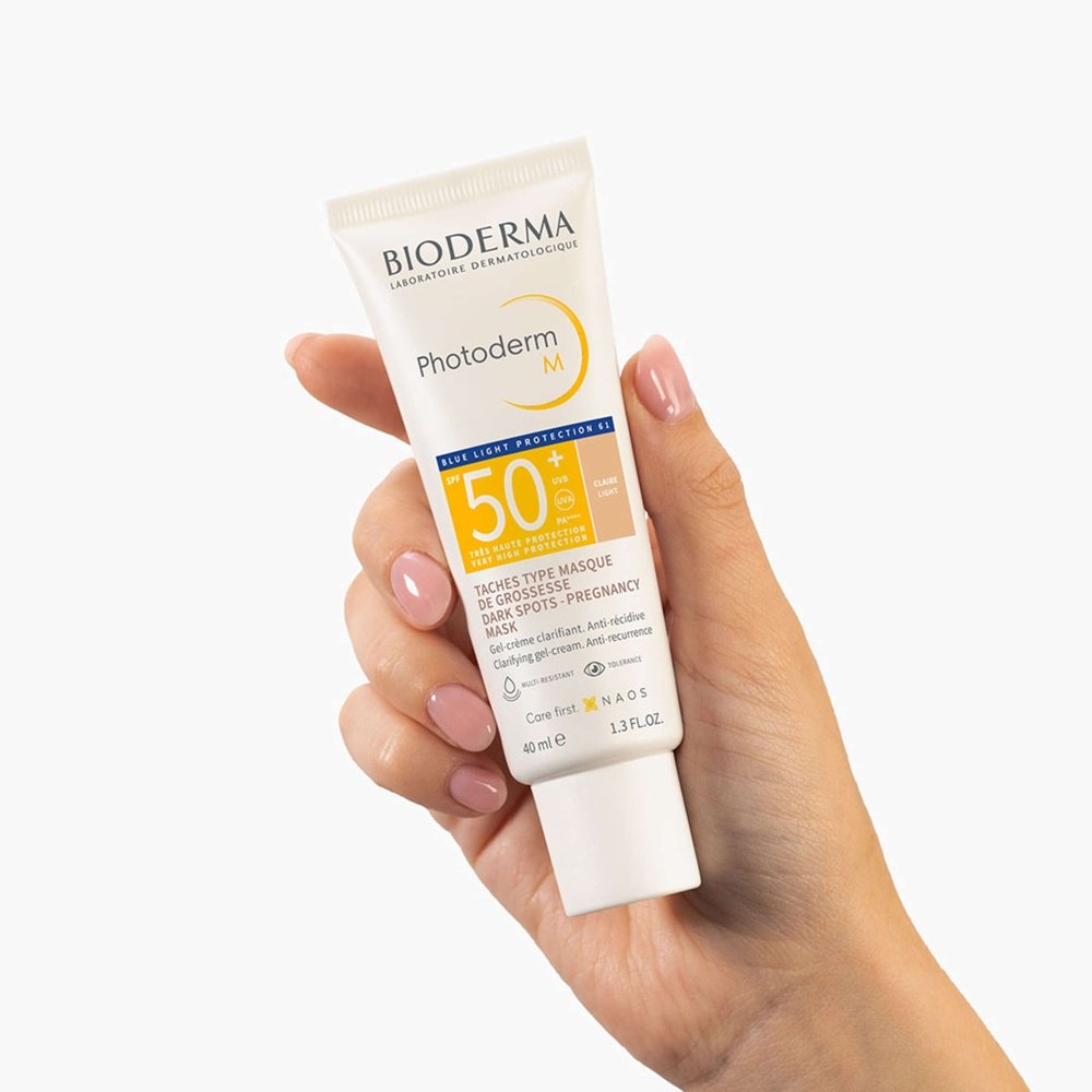 bioderma – photoderm m solaire teinte clair spf50+ – 40ml bioderma – photoderm m solaire teinte clair spf50+ – 40ml