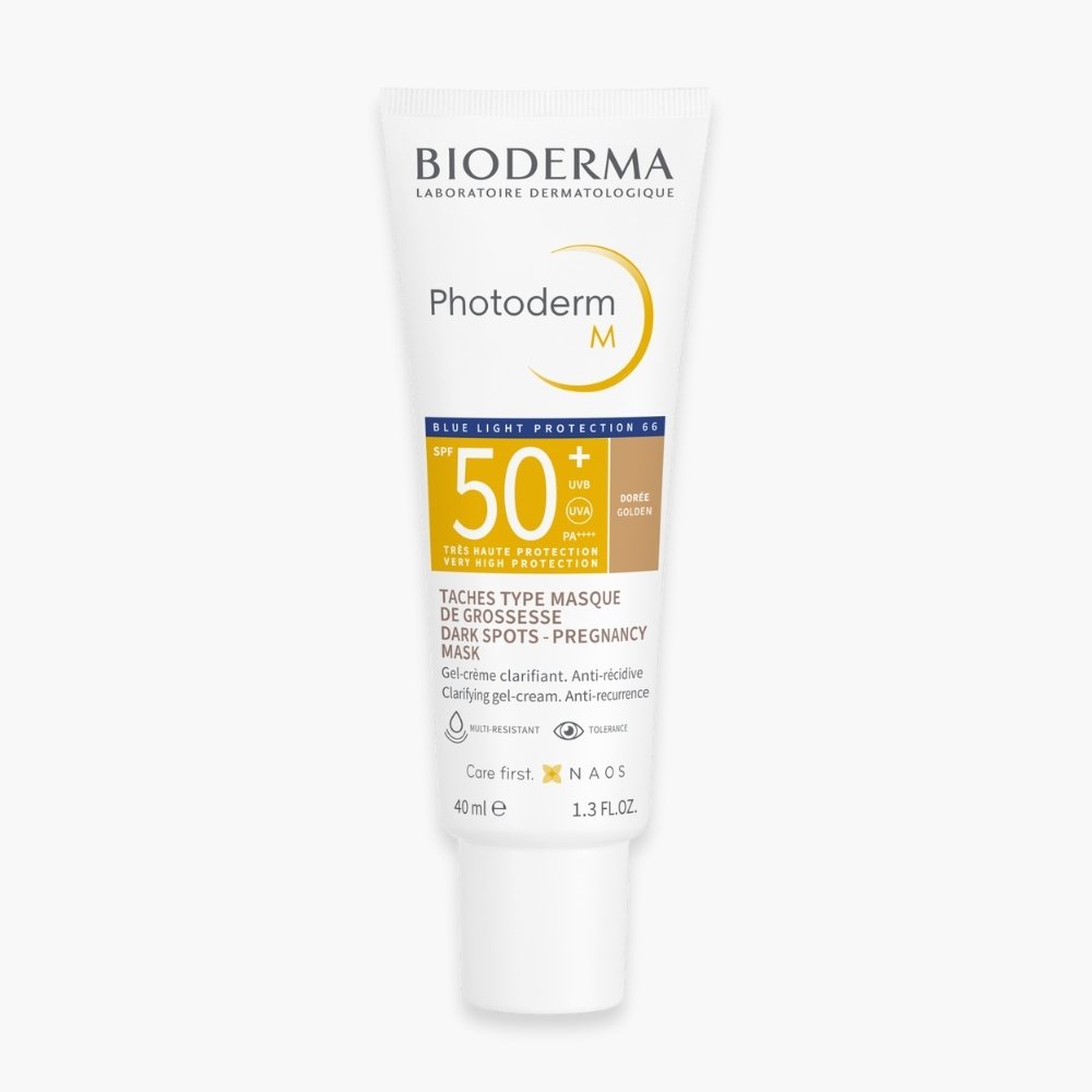bioderma – photoderm m solaire teinte dore spf50+ – 40ml