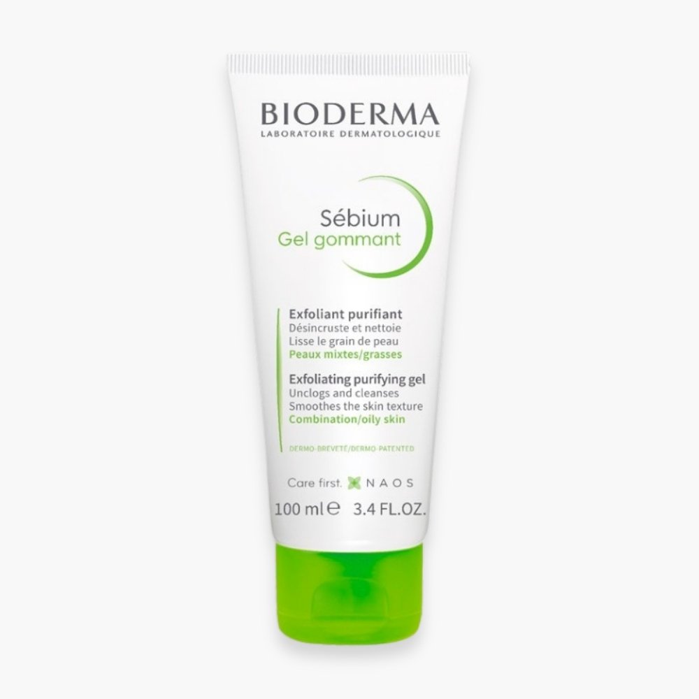 bioderma – sebium gel gommant exfoliant purifiant – 100ml