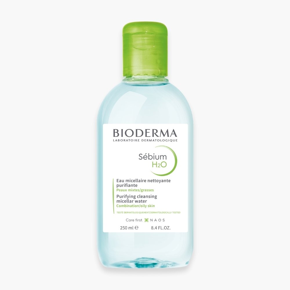 bioderma – sebium h2o solution micellaire purifiante – 250ml