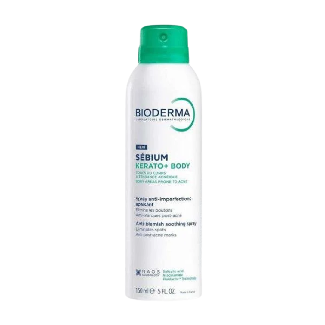 bioderma – sebium kerato+body spray 150ml